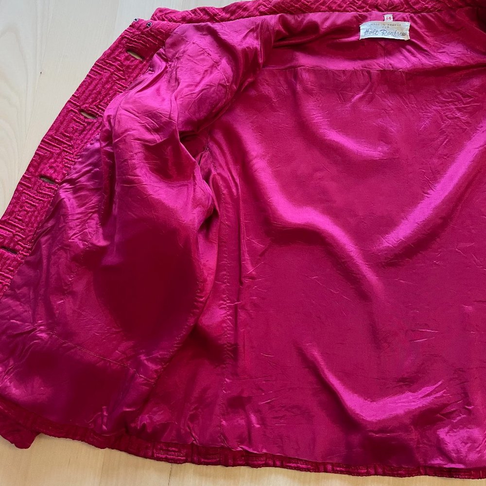 Vintage Holt Renfrew Blazer 60s -  Made in France! - Picture 6 of 10